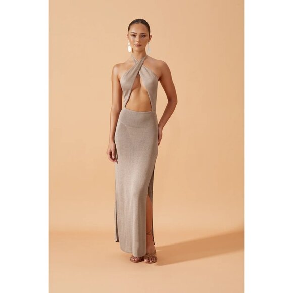 Flook. Lua Dress in Taupe - Picture 2 of 6